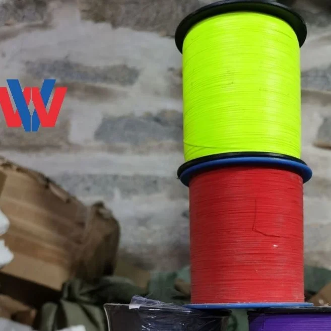 VERY WELL FACTORY CUSTOM 0.2mm double side high light Reflective Knitting Yarn/ Reflective Weaving