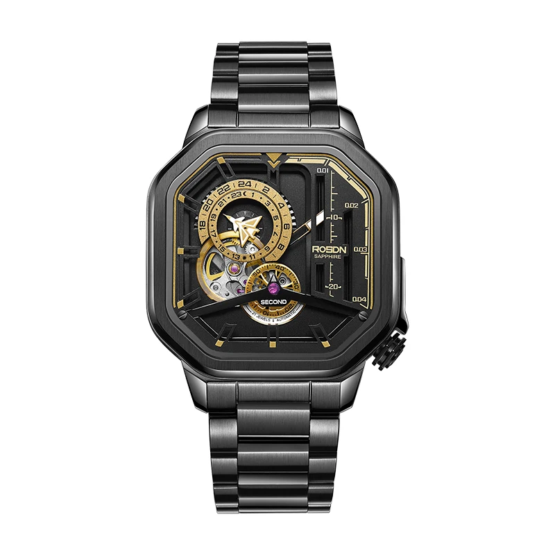 Best Mechanical Watch Automatic Watch Mechanical With Chronograph Dial Design Waterproof Fashion Watch