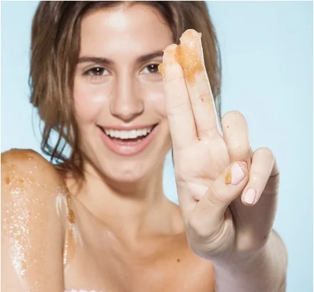 Private Label Brightening Nourish Organic Honey Ginger Turmeric Body Scrub