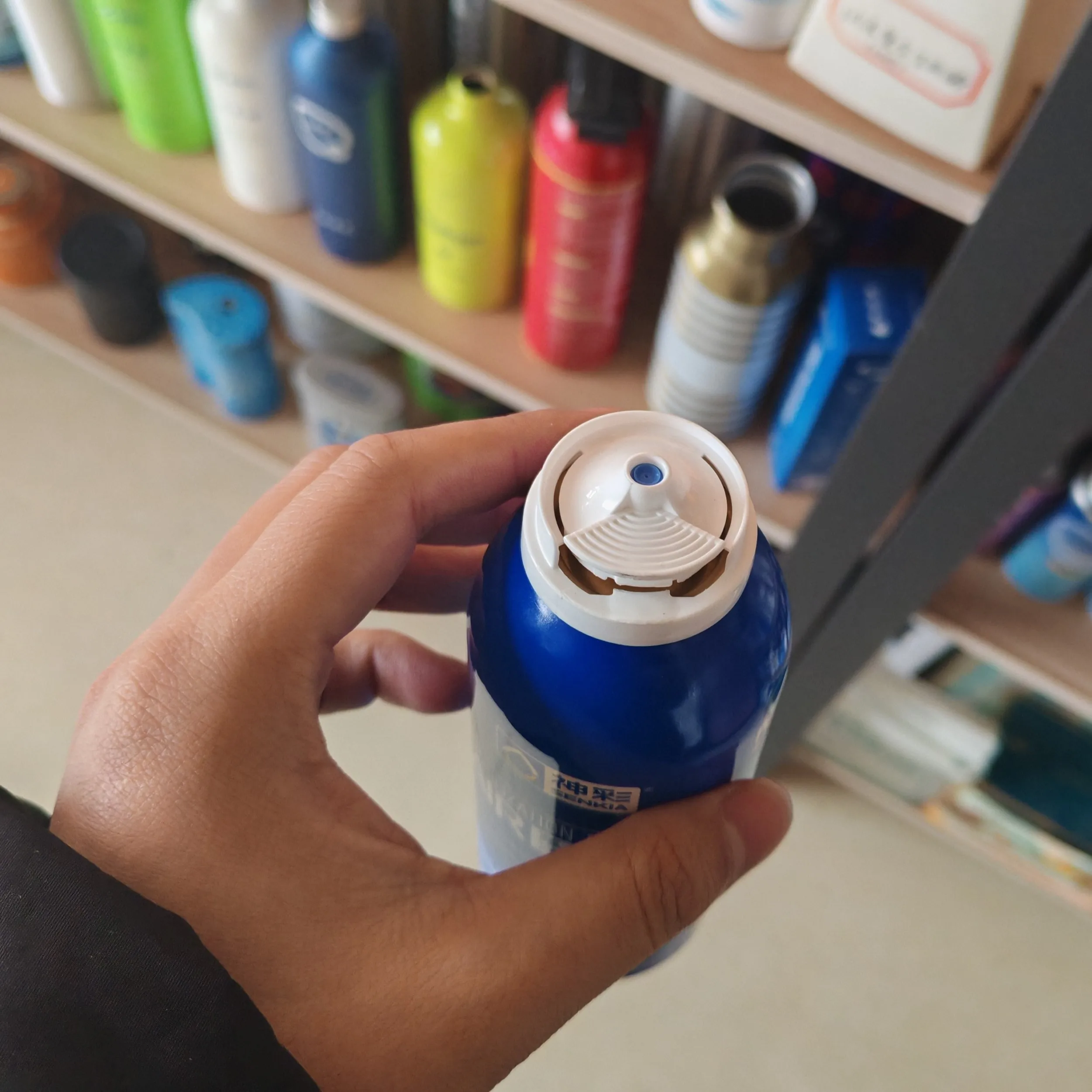 Foam cleaning empty aluminum aerosol can for washing and bathing factory sell package custom your own brand