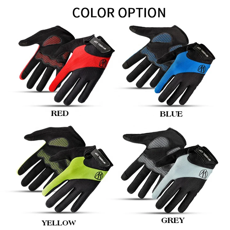 
Touch Screen Bicycle Full Finger Glove Outdoor Sport Gloves Gym Motorcycle Riding Bike Bicycle Cycling Gloves 