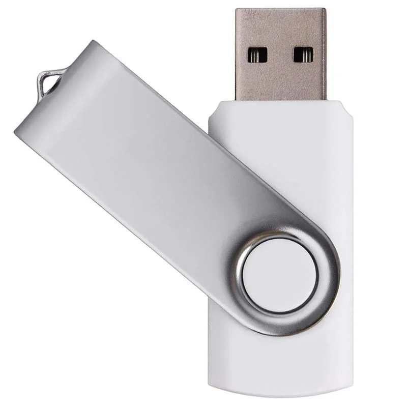 New Arrival Swivel Custom Pen Drive 4Gb Pendrive 64Gb Usb Flash Drive Custom Pendrive 32Gb white usb flash drive