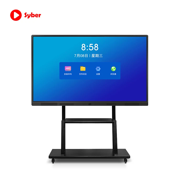 Smart Classroom Interactive Whiteboard 65 75 86 98 Inch Touch Screen Factory Price Whiteboard