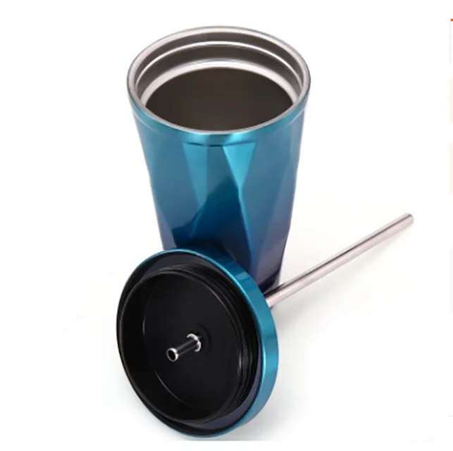 2019 New Design Stainless Steel 12oz/16oz/20oz/30oz Double Wall Vacuum Tumbler Cup With Straw