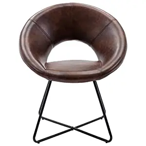In Dining Room And Living Room Medieval Modern Design Chair With Industrial Ferrous Legs