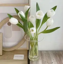 Simple Transparent Vase Grey Hat Shape Glass Vase Hydroponics Simplicity Wedding Romantic Vase