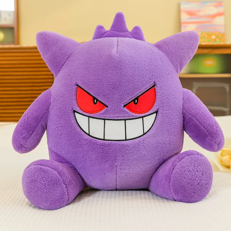 Hot sales large size Gengar plush pillow toys large Pokmon claw machine doll wholesale
