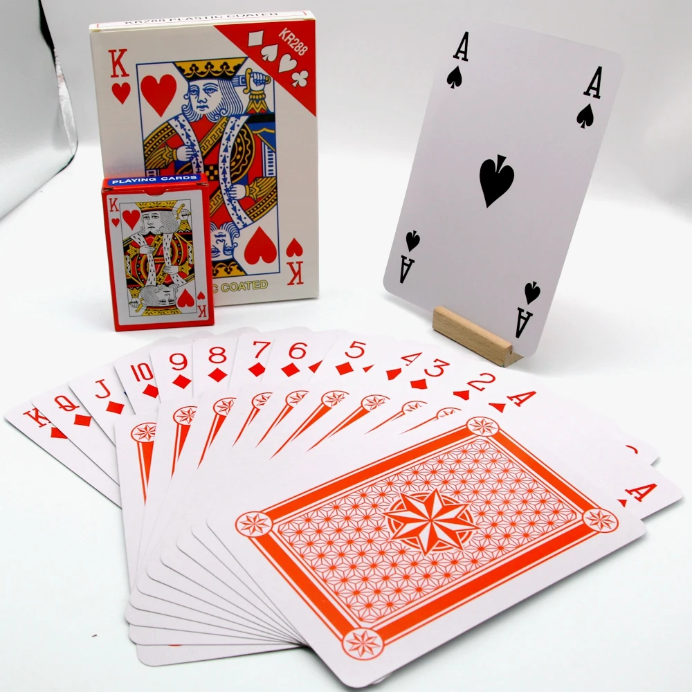 Hot sale Factory price cheap wholesale bigger playing cards custom high quality poker