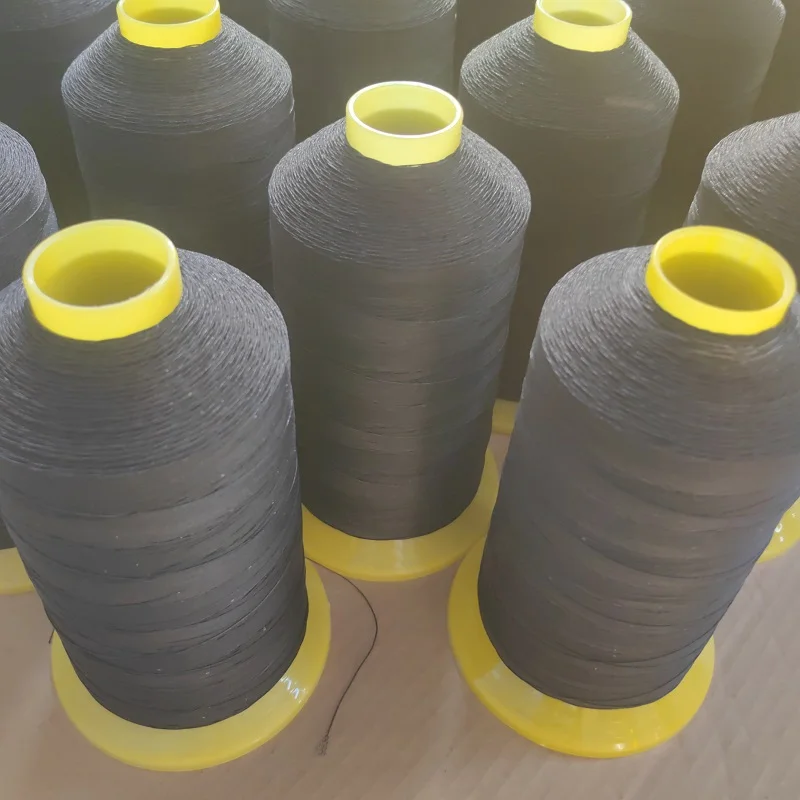 China supply high temperature resistance ptfe coating fiberglass sewing thread