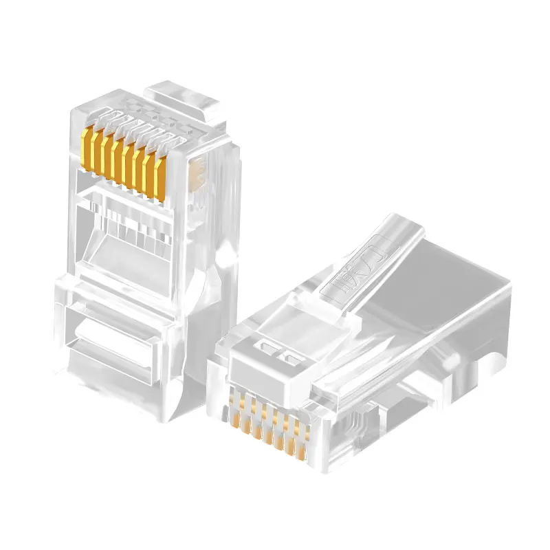 Stable Uninterrupted Network 8P8C Rj45 Cat 5 Super Five Network Crystal Conector Head