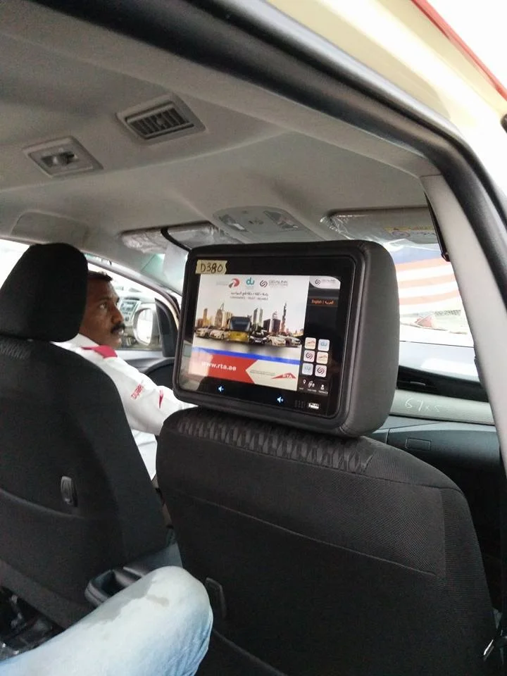10.1inch android taxi display video advertising monitor taxi headrest advertising taxi lcd advertising screen