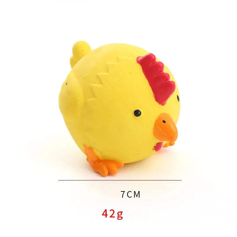 Pet products wholesale latex cute animal shape bite sound wear-resistant dog toy