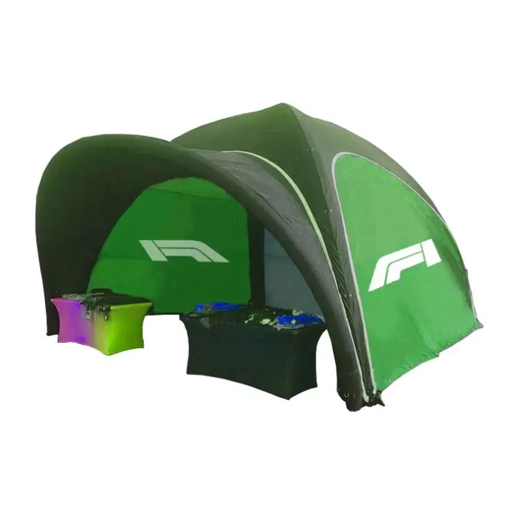 Factory Custom Promotional Shop 3*3m  4*4 meter  Air charge Marquee Gazebo Inflatable Tent Camping Outdoor