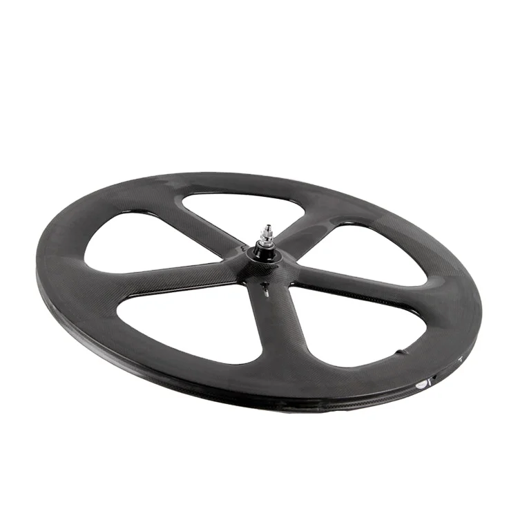 Five Spoke Wheel With Novatec Hub Carbon 5 Spoke Bicycle Wheel