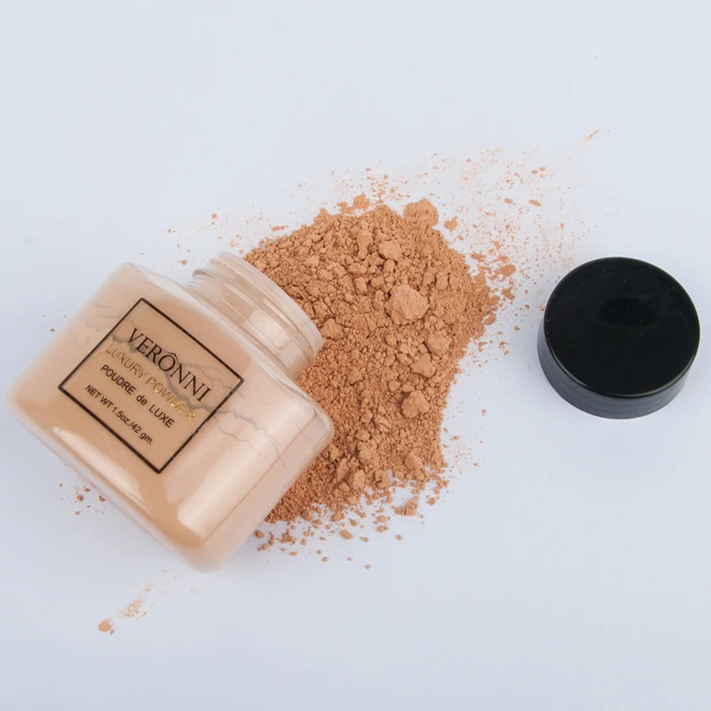 
Banana Loose face Powder Makeup Setting Baking Oil Control Mineral Finish Silky Touch loose powder container with sifter 