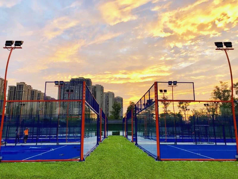 2023 Hot Selling Panoramic Indoor and Outdoor Padel Tennis Court Padel Court with Removable