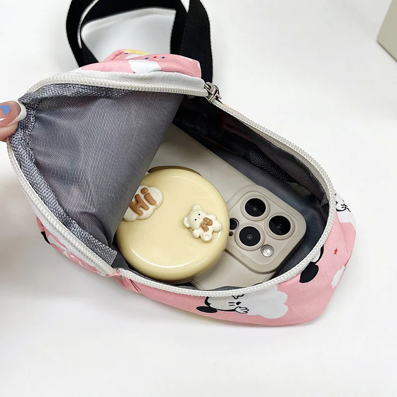 Fashion Messenger Bag For Boy Girl Cartoon Casual Cool Cute Mickey Minnie Crossbody Bag Waterproof Backpack Travel Shopping Bag