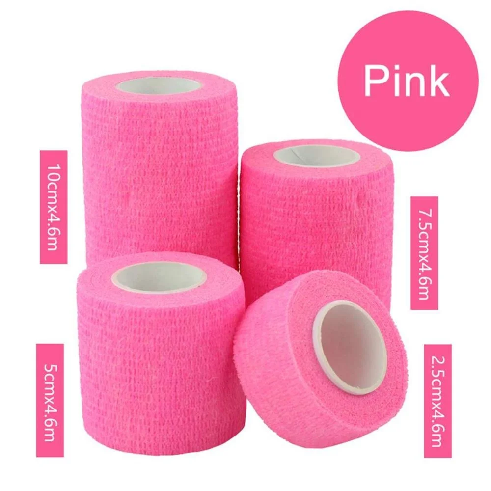 Colorful Sport Self Adhesive Elastic Bandage latex free Wrap Tape Elastoplast For Knee Support Pads Finger Ankle Palm Shoulder