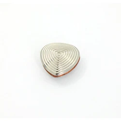 Nitrolube health triangle stainless steel 4000 gauss magnetic nano bio scalar energy heart pendant