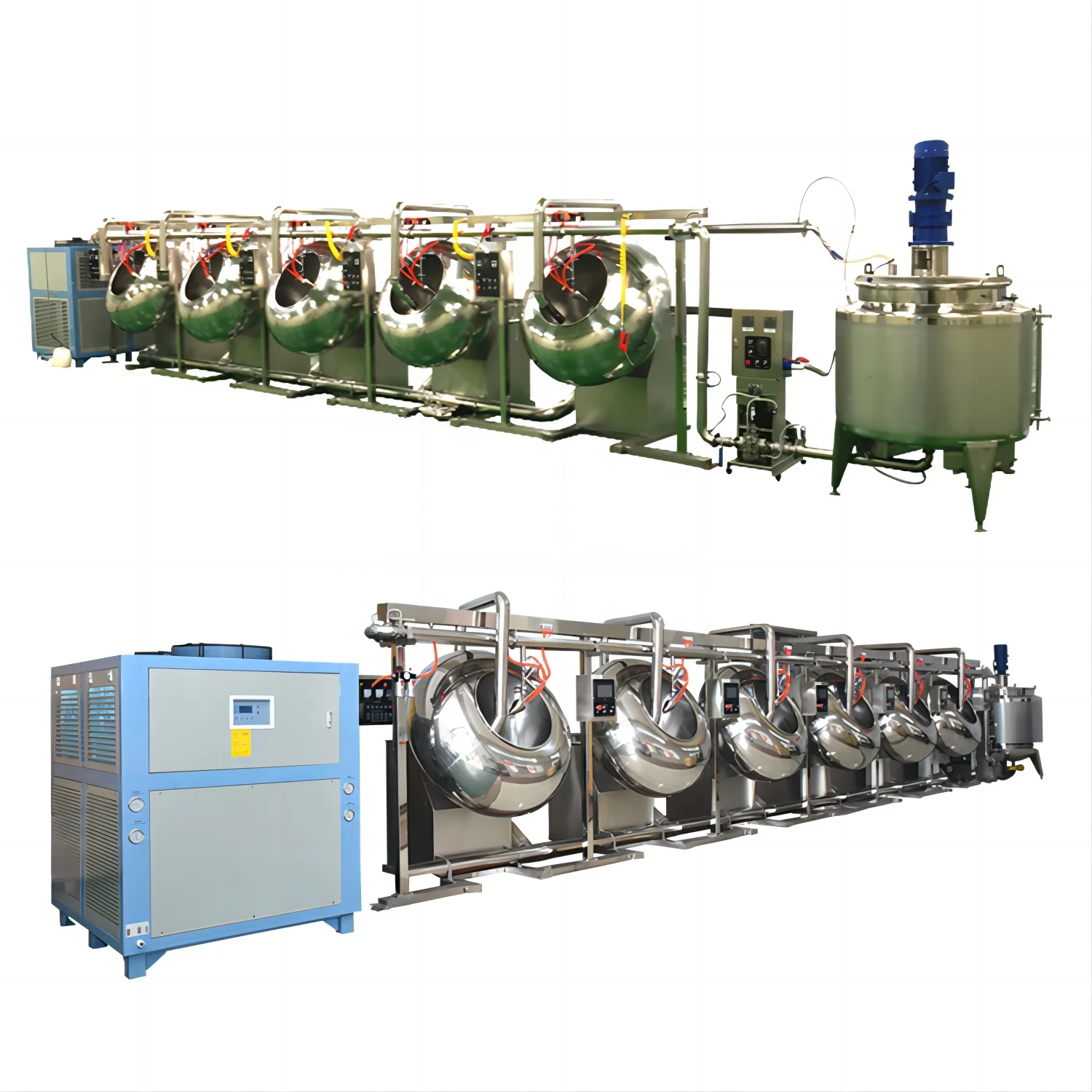 factory price chocolate powder coating fruit nut chocolate polishing pan machine