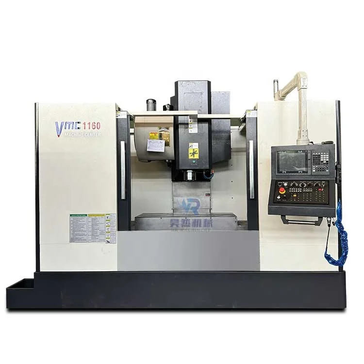 New Automatic VMC1160 Chinese Vertical CNC Machining Center with FANUC GSK CNC Control System BT40 Taper Spindle & Milling CNC