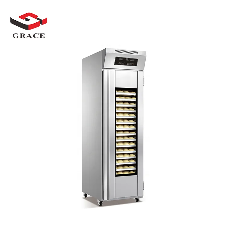 Automatic Commercial Big Capacity Bakery Machine 20 Trays Dough Proofer Retarder Cabinet Bread Dough Proofer with Spray