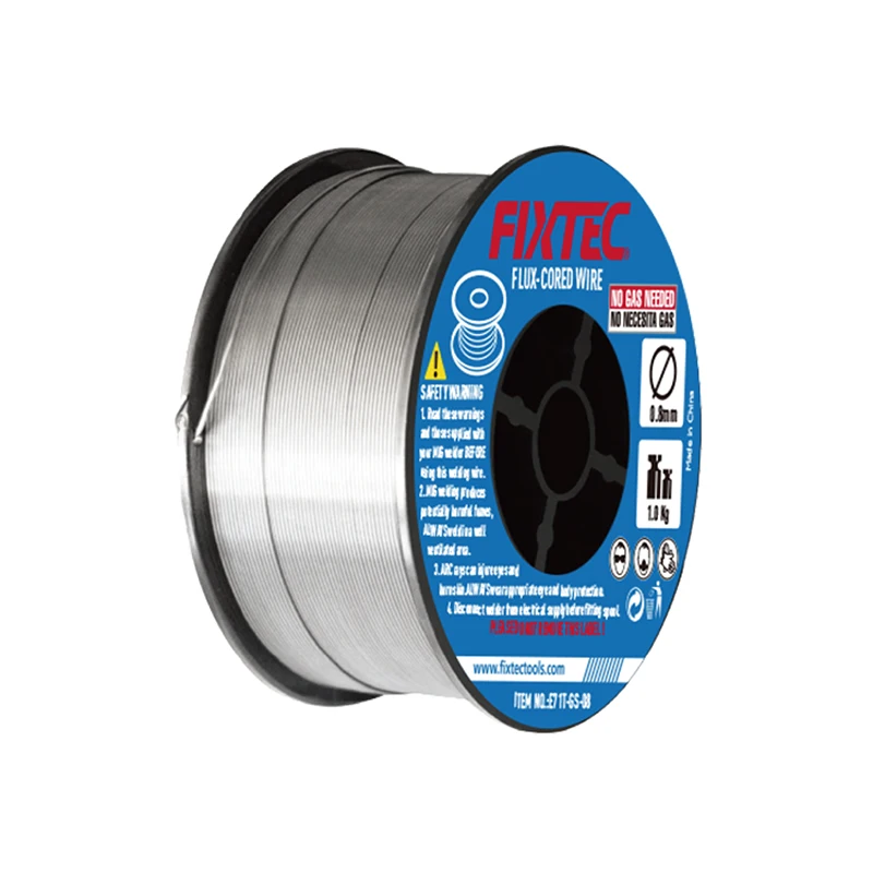 FIXTEC China Wholesale Tig Welding Wire Self-Shielded No Gas Gasless E71T-GS 0.8mm Flux Cored Wire Welding