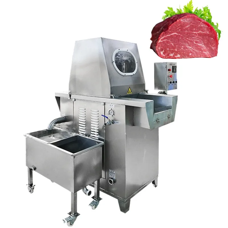 automatic saline water injector machine/salt brine injection machine/meat saline brine injector