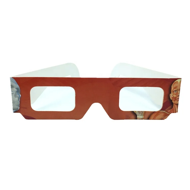 
Custom Design Promotional Cheap Chromadepth Cardboard 3d Glasses 
