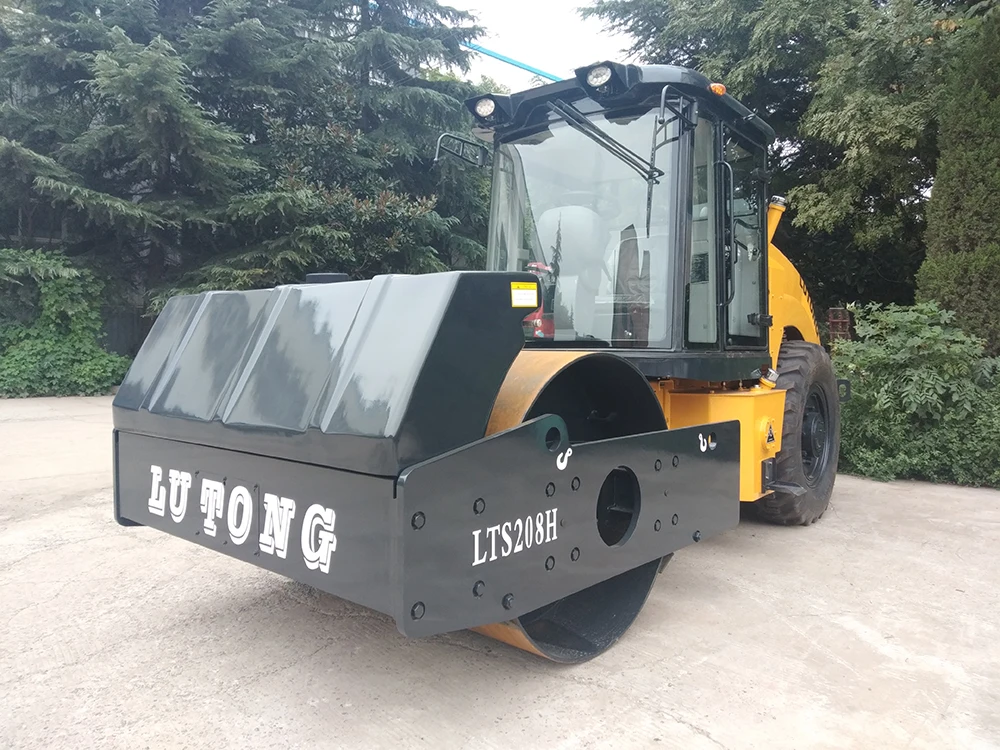 China construction vibrating road roller 8 ton 10 ton 12 ton 14 ton road roller with famous brand pump advanced vibration system
