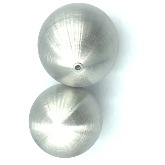 Customized 150mm 200mm Stainless Hollow Steel Sphere with inner Nut Hole Stainless Steel Hollow Ball Threaded Hole M4 M6