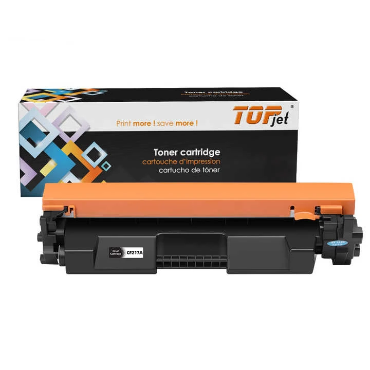 Topjet 17X 217 217X CF217X черный лазерный тонер-картридж с чипом совместим для принтера HP LaserJet Pro MFP M130fn M102w