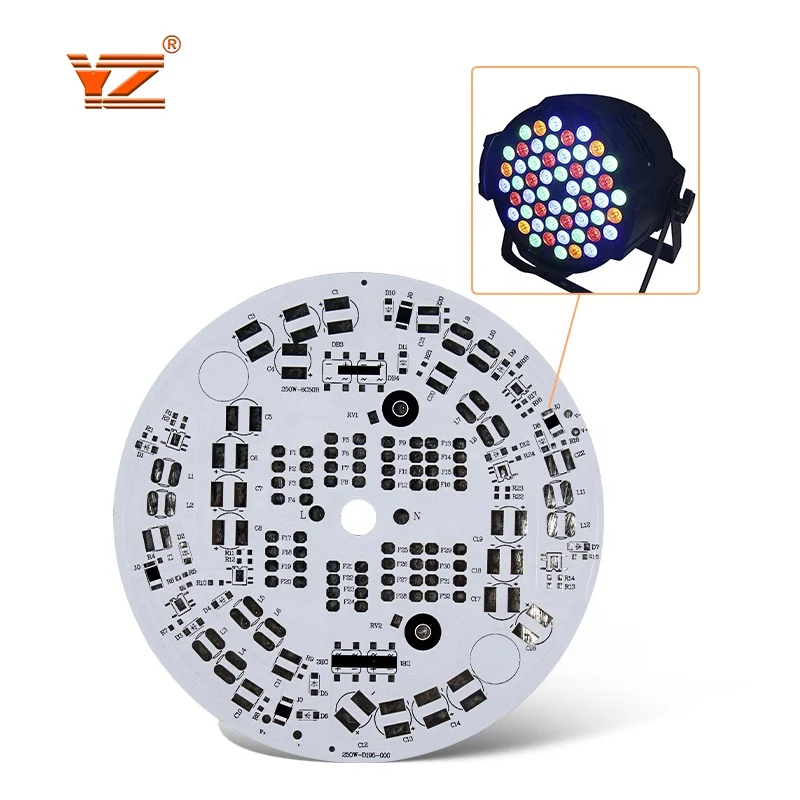 Shenzhen Professional Circuit Board Manufacturer Rohs 94vo led pcb board Custom LED PCB Assembly led ring light pcb