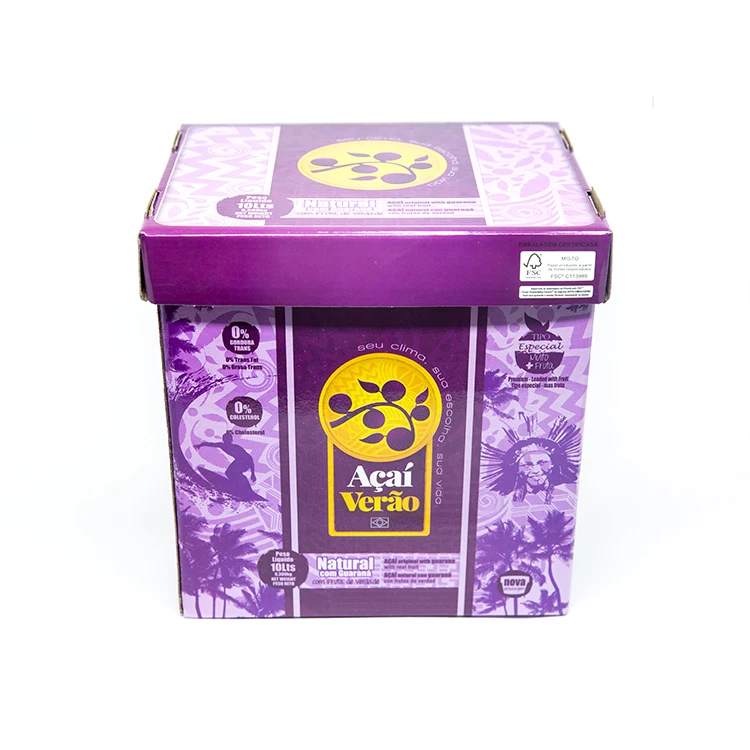 Лучшая текстура крема замороженный продукт Acai ягодная целлюлозная пюре с гуараной 10