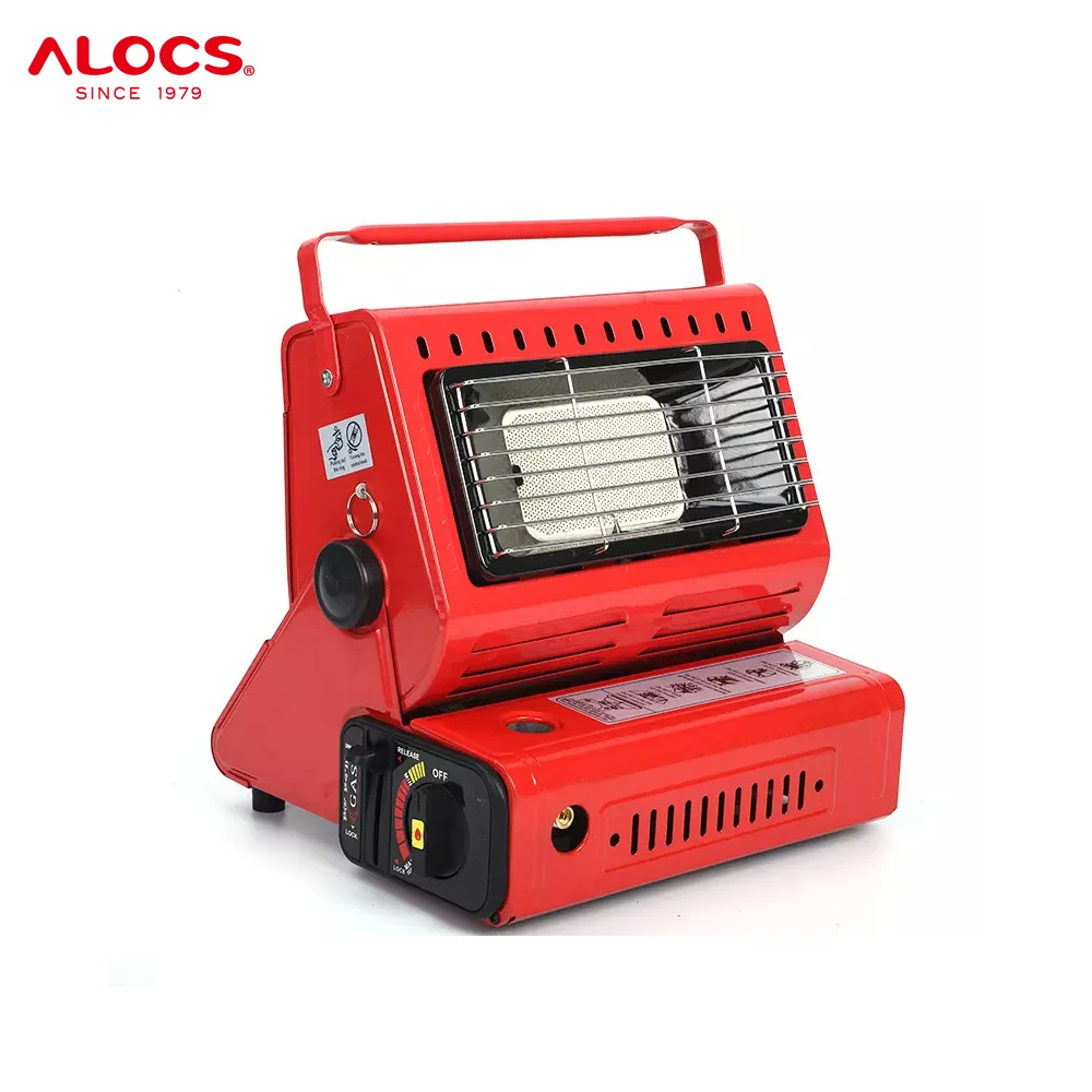 Alocs Mini Tent Heater Portable Outdoor Heating Stove Dual-use Liquefied Gas Portable Heating Stove