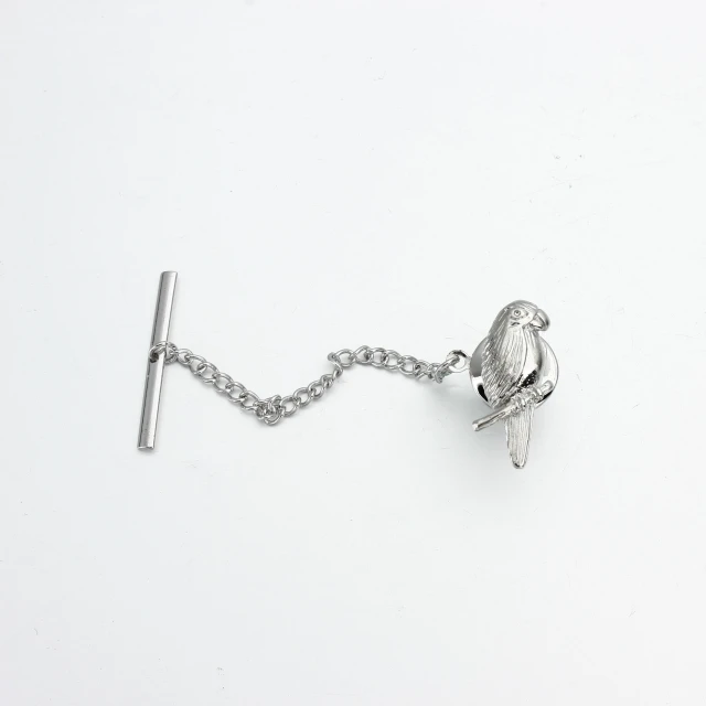 High Quality Jewelry Accessories Birds Shape Men Gift Tie Pins Tie Tacks with Chain