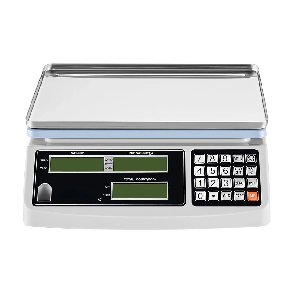CX-ACS30 точные цифровые весы емкостью 30 кг с разрешением 1 г подходят для инвентаря ювелирных изделий кухонного использования 3 ЖК-экрана