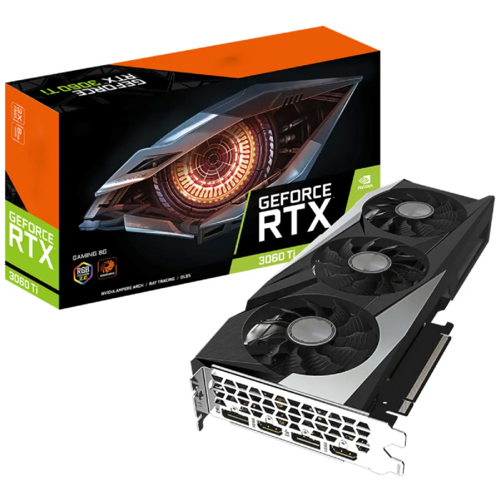 GIGABYTE GeForce RTX 3060 Ti GAMING OC PRO 8G (rev. 1 0) графическая карта с RGB Fusion 2 0 поддержка GDDR6 Memory 3060Ti