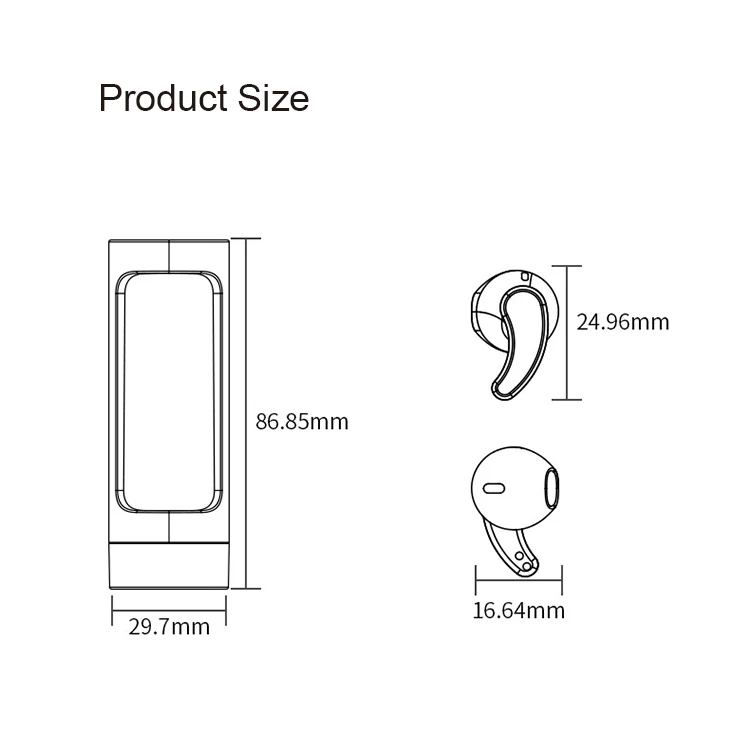 Popular New Design Wholesale Tws BT5.3 Wireless Headset Earbuds With Low Price Earphone