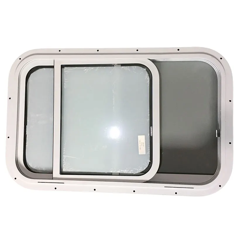 Stainless Steel/Aluminum Fireproof Rectangular Boat Windows Brass Fixed Marine Window for Ship