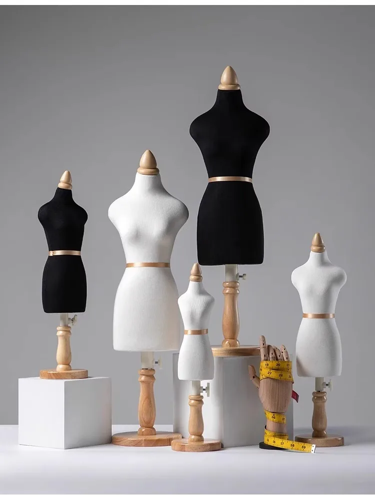 Doll Size Woman Half Body Sewing Mannequin Tailors Dummy