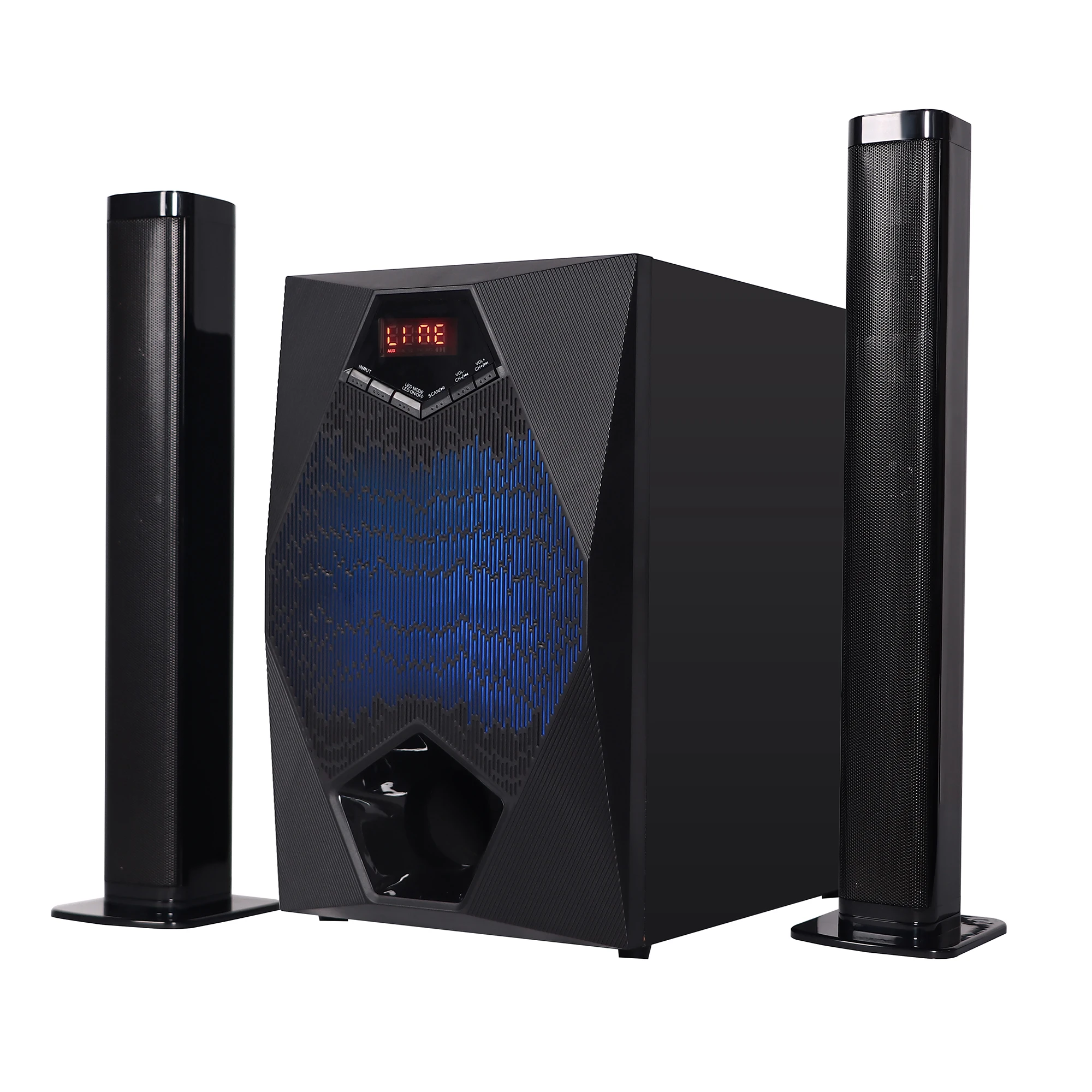 Home Style Fashion Soundbar With Wired Subwoofer Dynamic Sourround Sound TV Sound Bar For Home Theatre System