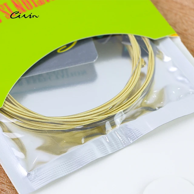 Professional Guitar 6 String Set Pack High Carbon Core Phosphor Bronze Coated Civin 10/48 Acoustic Strings For Guitar