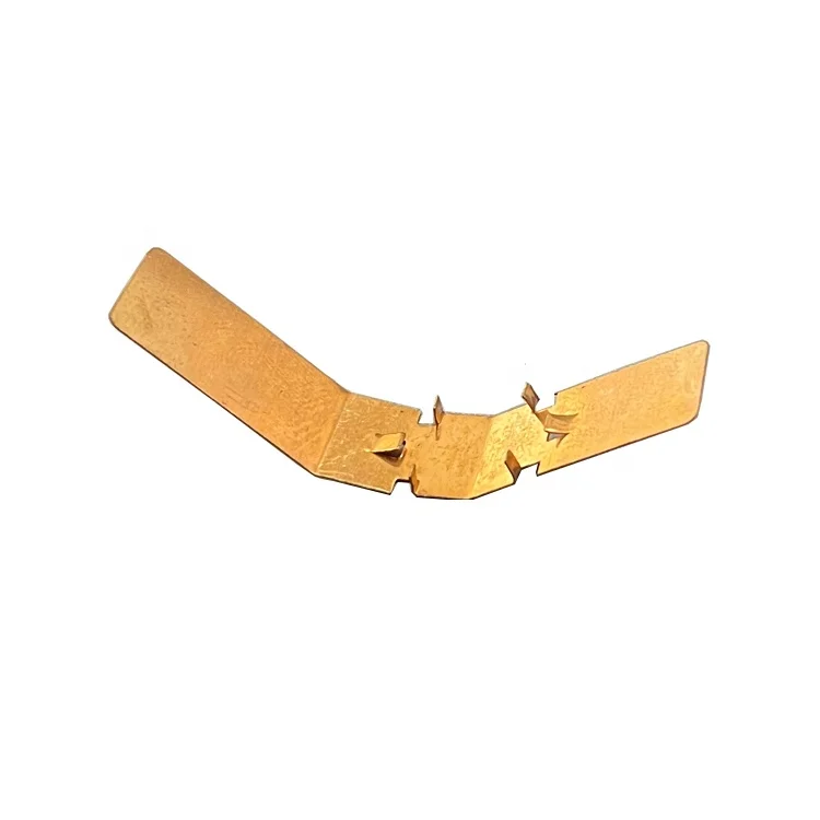 Electroplating Brass Becu Sheet Metal Steel Spring Electrical Contact Clips