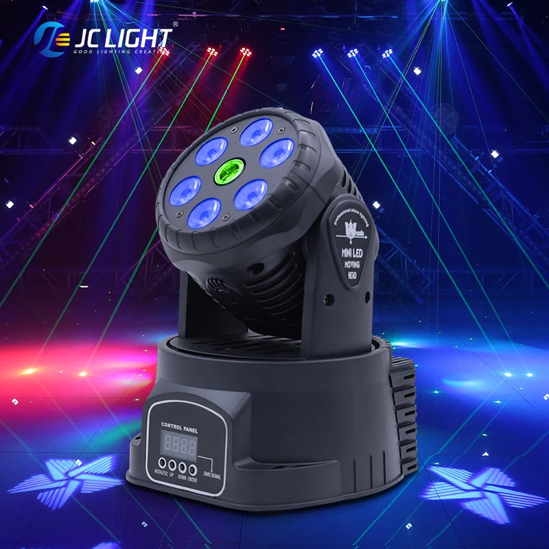 Ночной клуб огни Дискотека 6*10 Вт Rgbw Led Par + 100 МВт зеленый лазерный диджейский движущийся головной свет Dmx Dj светодиодный светильник для вечеринки