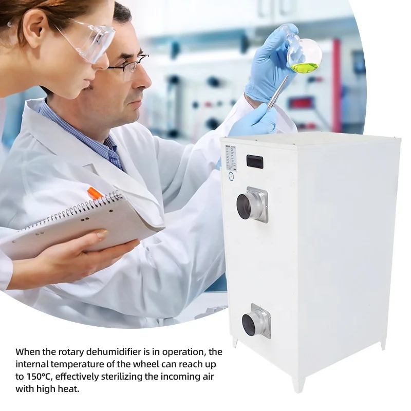 Portable Industrial Desiccant Rotor Dehumidifier Museum Server Room  Laboratory