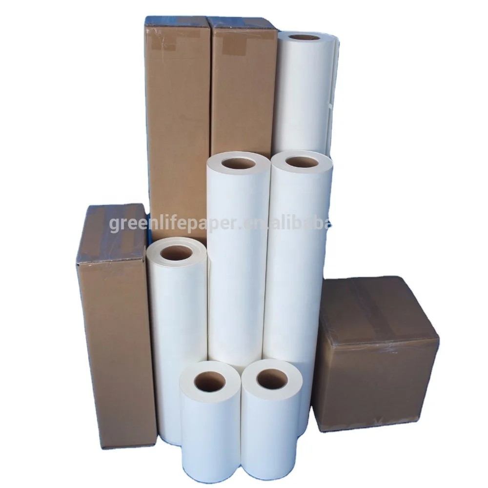 Tacky 100g 44inch*100m sublimation paper roll  sticky sublimation paper for spotswears