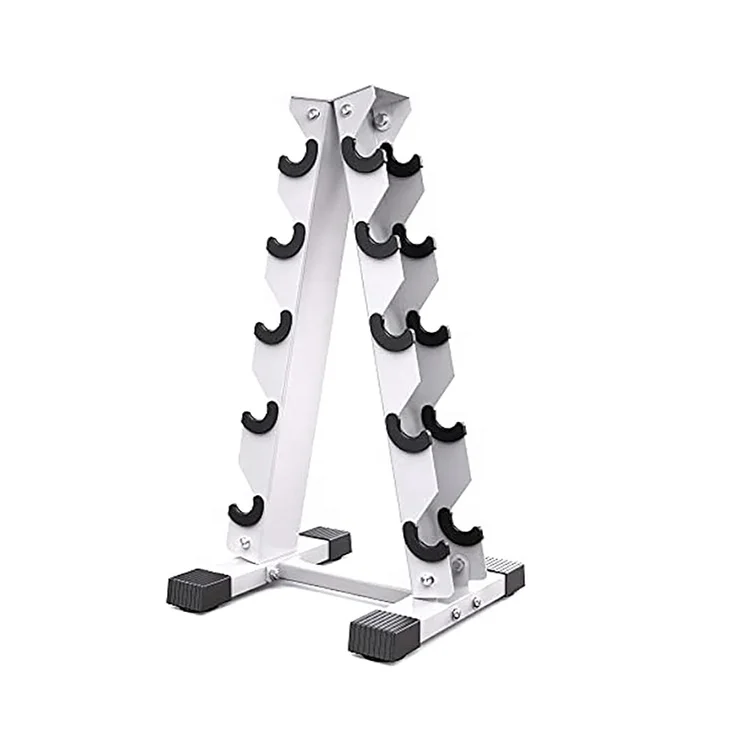 High Quality Safety Sturdy Dumbbell Set Weight Rack Design Type Triangle X Type Stands Dumbbell Rack For Gym