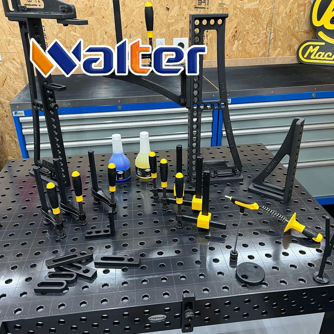 Professional Welding Manufactured Supply Multifunctional Welding Desk 3d Tab And Slot Welding Table on Wheels