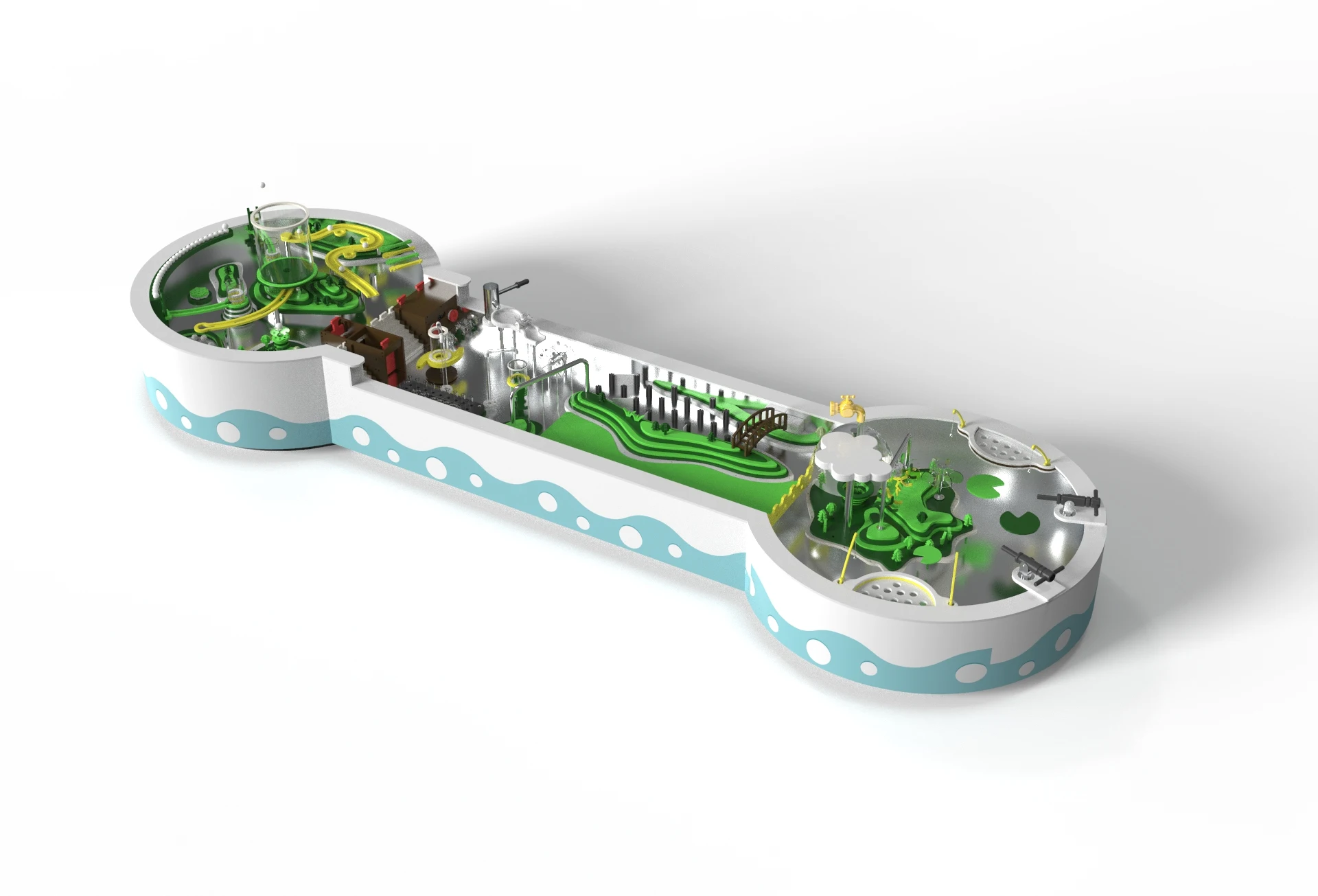 kids indoor water park water play equipment attraction in China